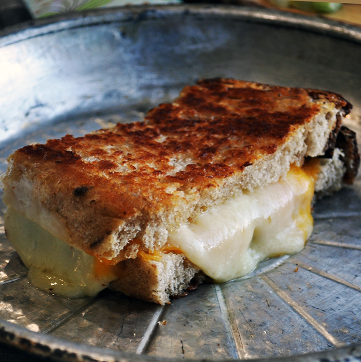 The perfect grilled cheese sandwich.