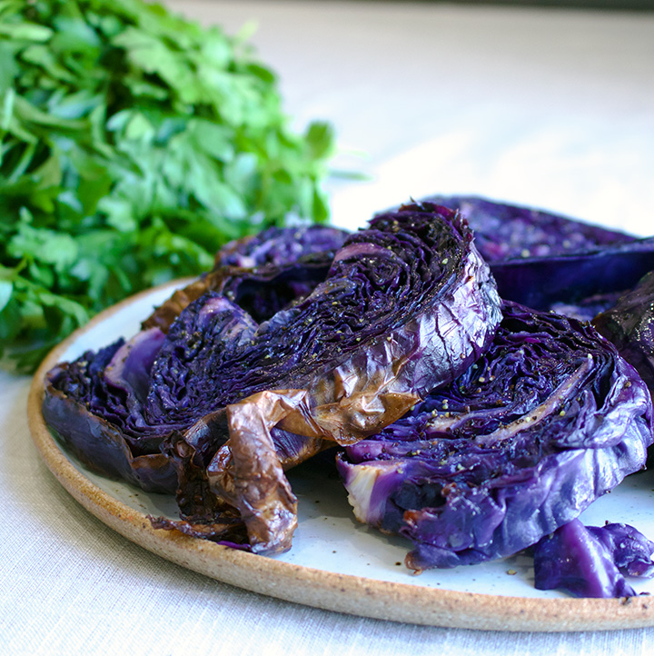 Simple Perfect Roasted Cabbage