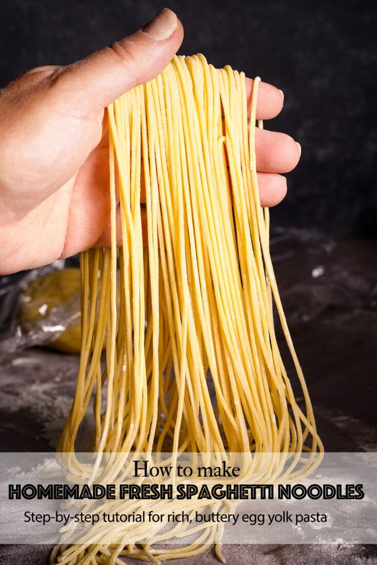 Homemade Spaghetti Noodles - A Little And A Lot